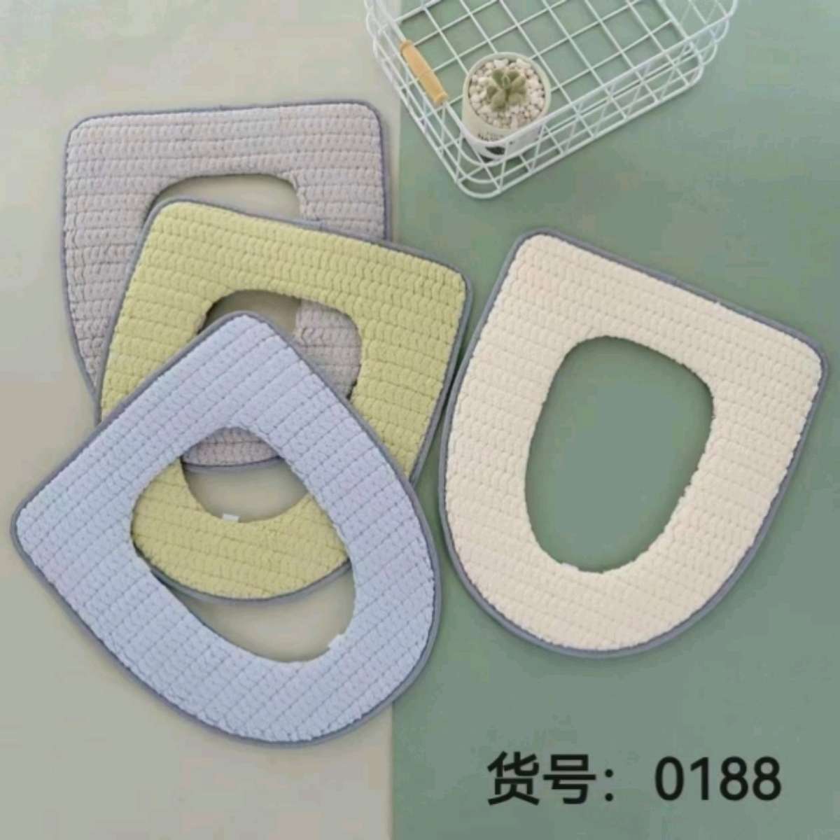 马桶垫家用坐垫圈四季通用毛绒冬天马桶坐垫防水坐便套粘铁式可爱