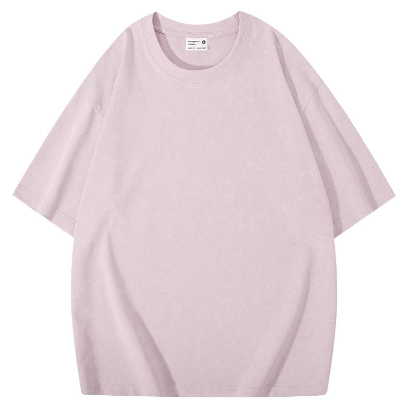 220g/㎡ 40-count double yarn off-the-shoulder style Solonna batik pure cotton T-shirt, men's same style advertising T-shirt, short-sleeved cultural T-shirt, men's casual wear, lightweight, breathable, sweat-absorbent, fashionable and trendy style detail image 8