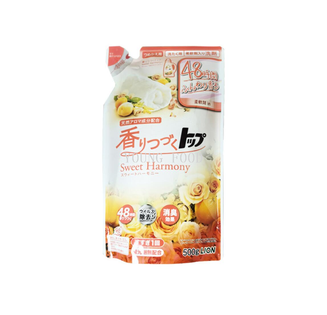 包邮！狮王洗衣液替换装-玫瑰香500g麦健士进口家清清洁剂洗涤剂详情6