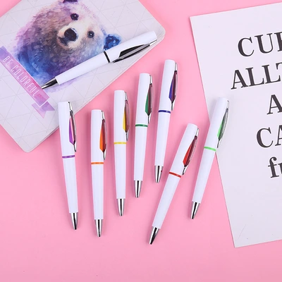 Ballpoint pen promotion: Color-stemmed ballpoint pens that can be printed with advertisements thumbnail