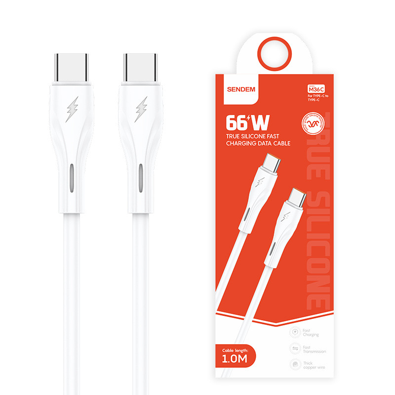 The C-C fast charging digital display is safe and efficient, suitable for Huawei and Apple details Picture