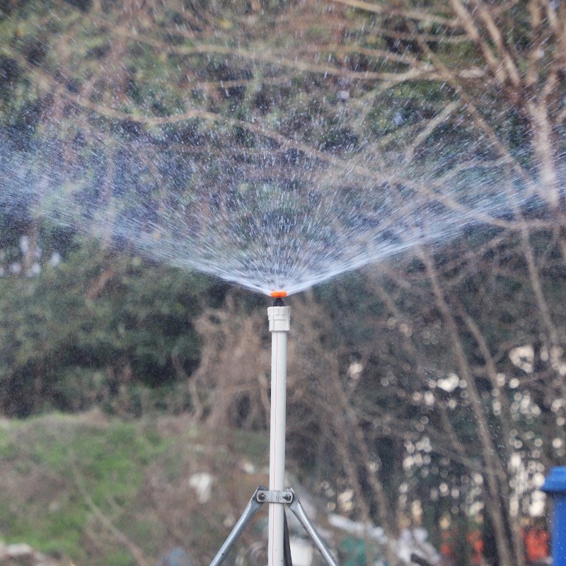 Agricultural garden upside-down plastic sprinkler heads for mid-distance irrigation, 4-minute flywheel sprinkler heads for 360-degree spraying. 15126HONGDA Hongda Garden details Picture