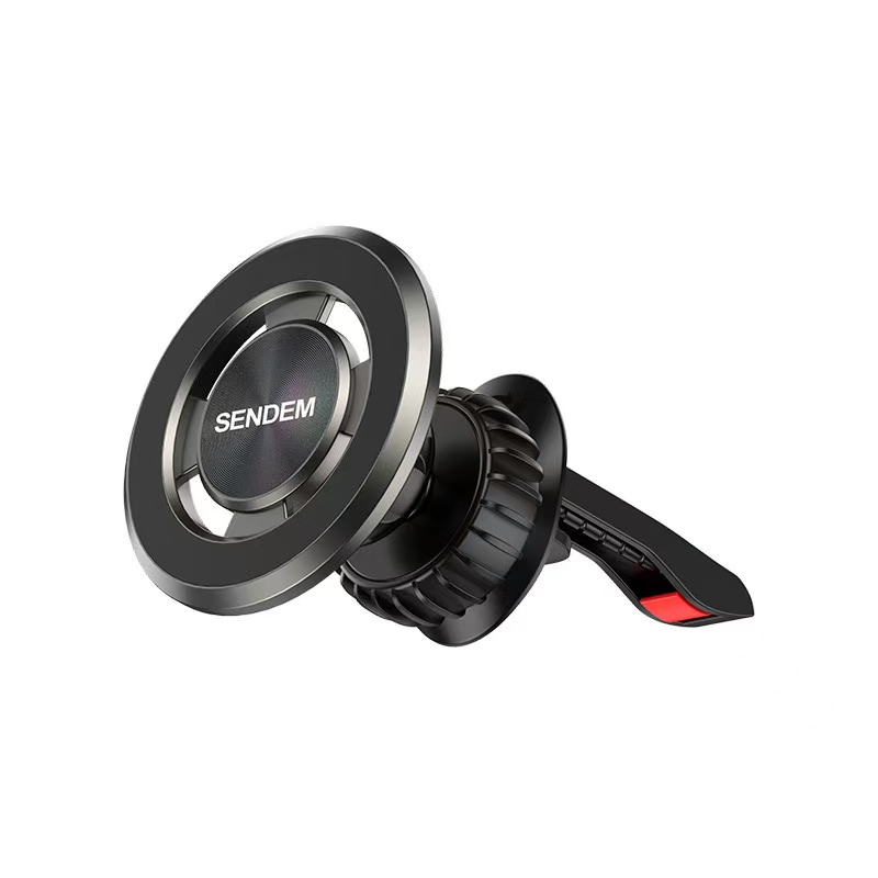Guardian Series mobile phone universal bracket alloy air outlet magnetic car bracket silicon mobile phone car bracket