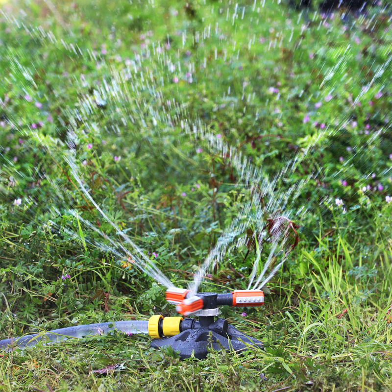 Baoxi Bird Sprinkler, Garden Lawn Irrigation Sprinkler, 360-degree Automatic rotating Sprinkler for garden farmland, 15126HONGDA Garden Specification image