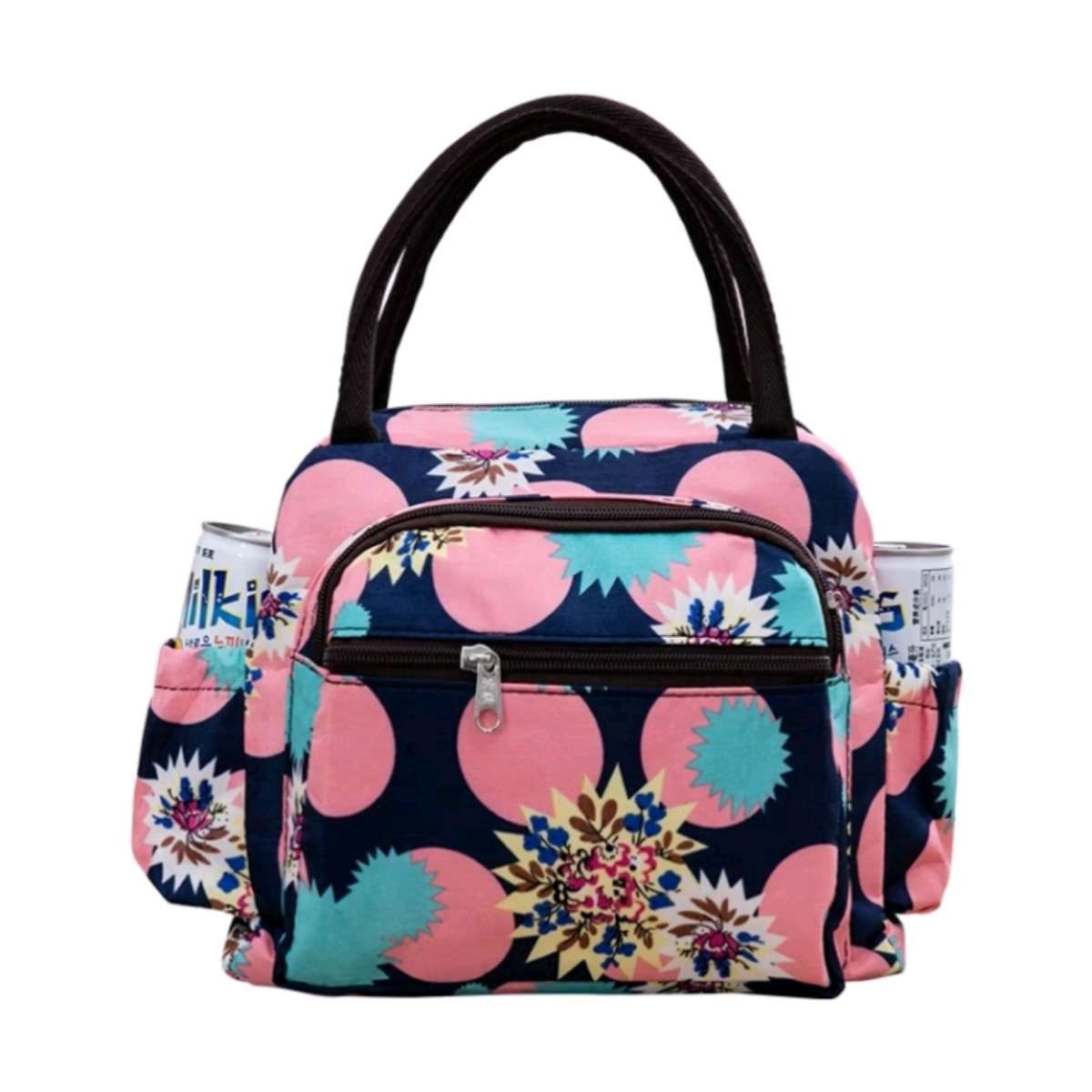 Women's bag, canvas handbag, thickened waterproof bento bag, mom's little cloth bag, Oxford cloth, hand-held mom's bag, lunch bag Application Scenario