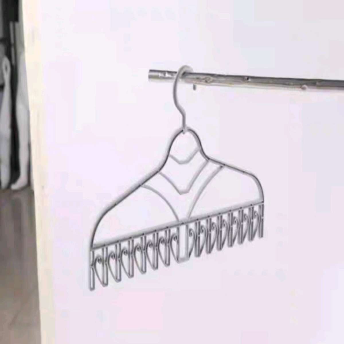 Two 14-sock wardrobe storage racks for home use, multi-layer dual-purpose for organizing and drying, underwear hangers, sock racks, and drying racks