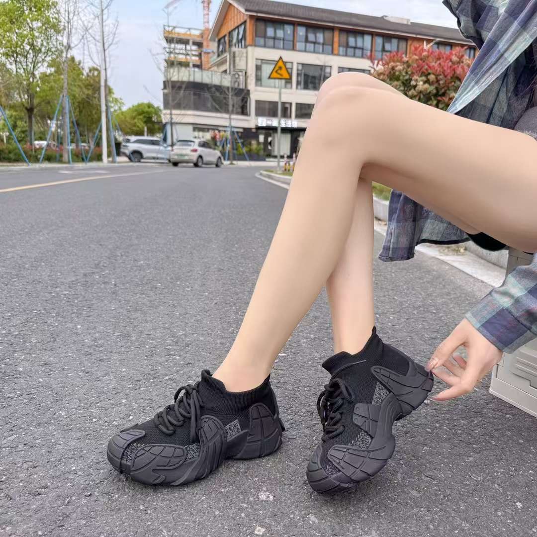 Miu女士鞋 女式运动单鞋 女鞋 老爹鞋女夏季款 休闲鞋女士夏季舒适 运动鞋女夏季韩版 时尚轻便透气详情图6