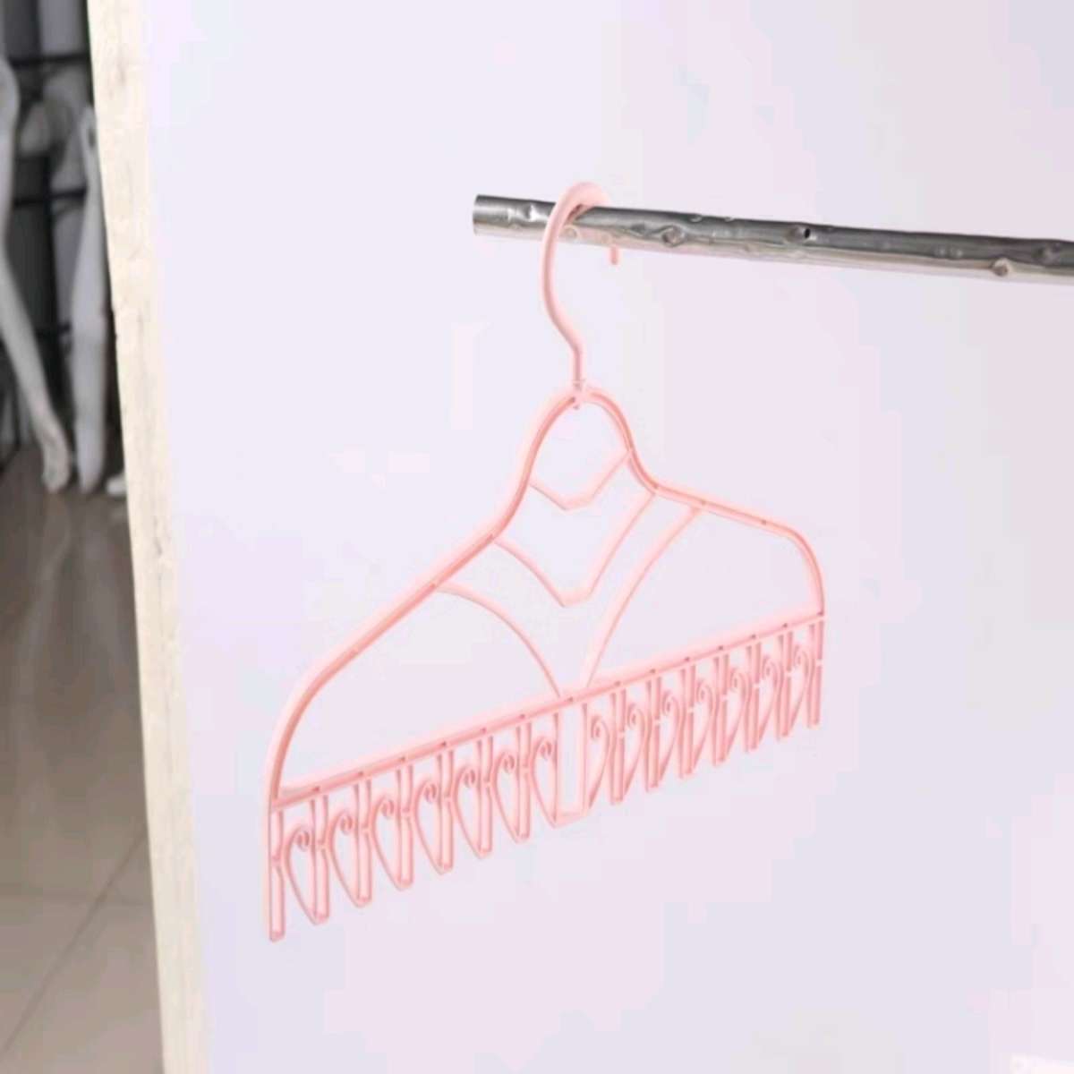 Two 14-sock wardrobe storage racks for home use, multi-layer dual-purpose for organizing and drying, underwear hangers, sock racks, and drying racks Item Picture
