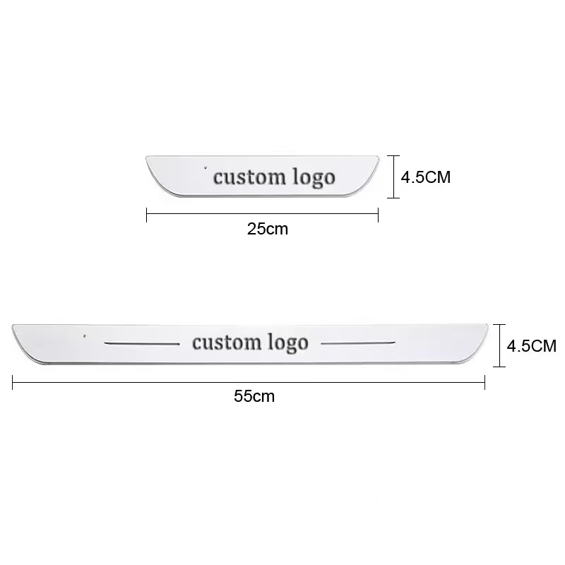 Car welcome step light, interior LED iridesy flowing light breathing threshold strip, no-wiring light Application Scenario
