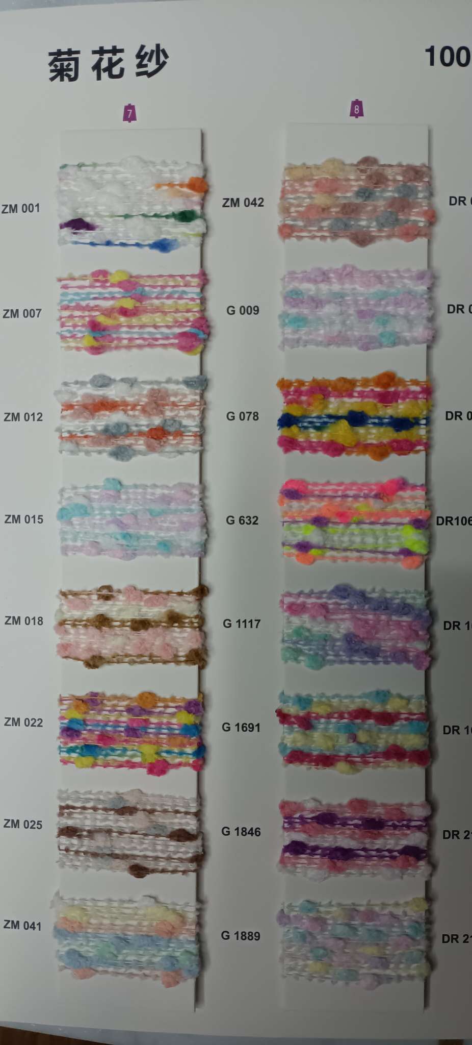 Half-velvet chrysanthemum yarn toothbrush velvet Chenille detail image 4