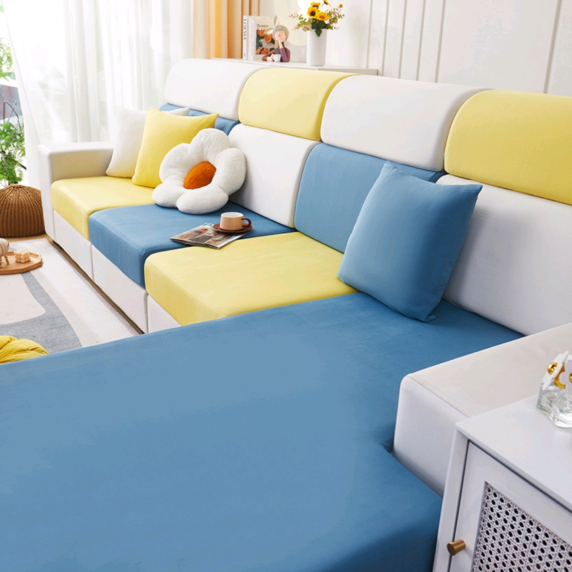 夏季冰丝沙发套罩全包万能套简约北欧2023新款全盖布防猫抓沙发笠