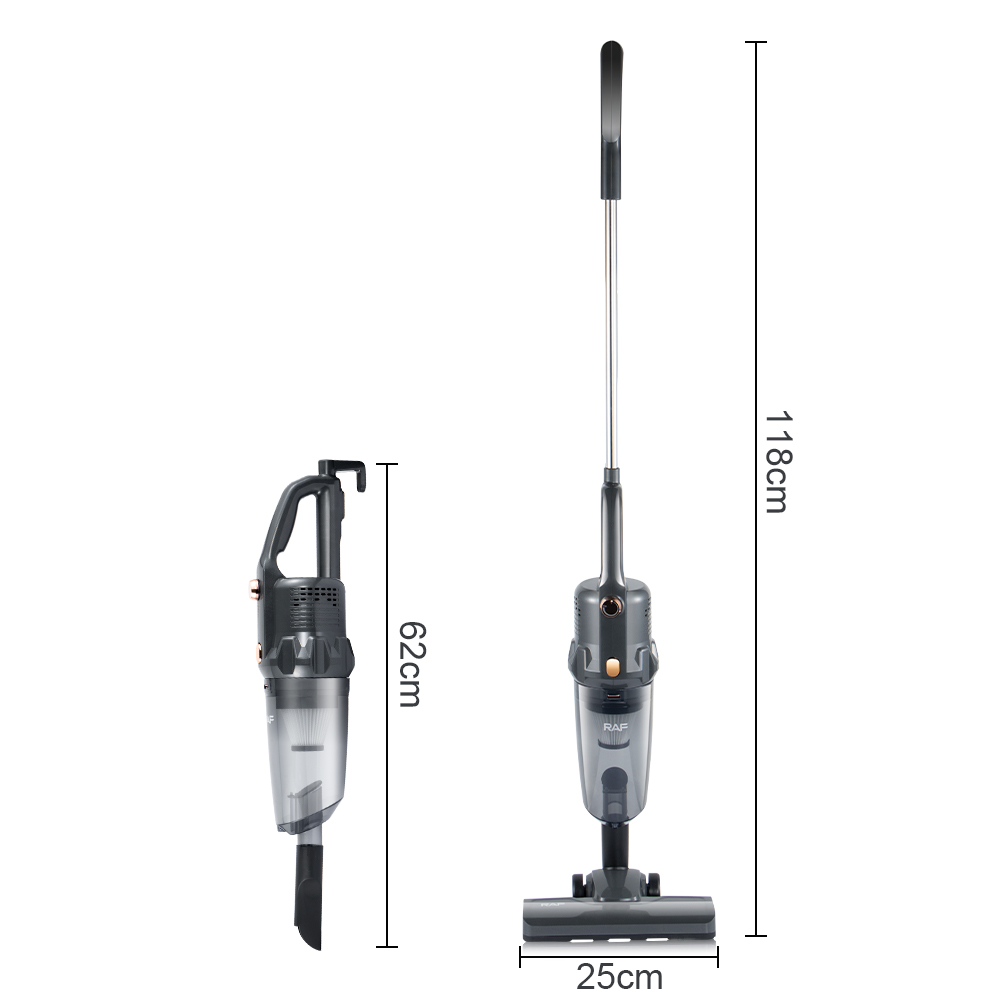 RAF European-standard cross-border two-in-one high-suction wired vacuum cleaner, household handheld high-power vacuum portable Item Picture