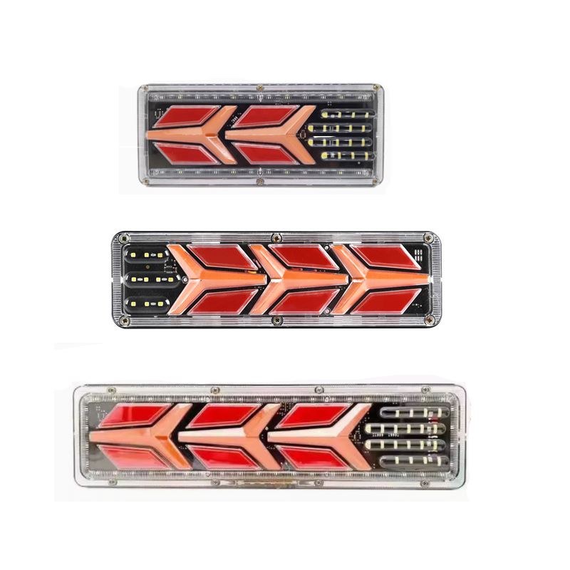 厂家供应 农用车灯具24V 货车通用LED流水三轮车尾灯 货车灯 卡车灯产品图