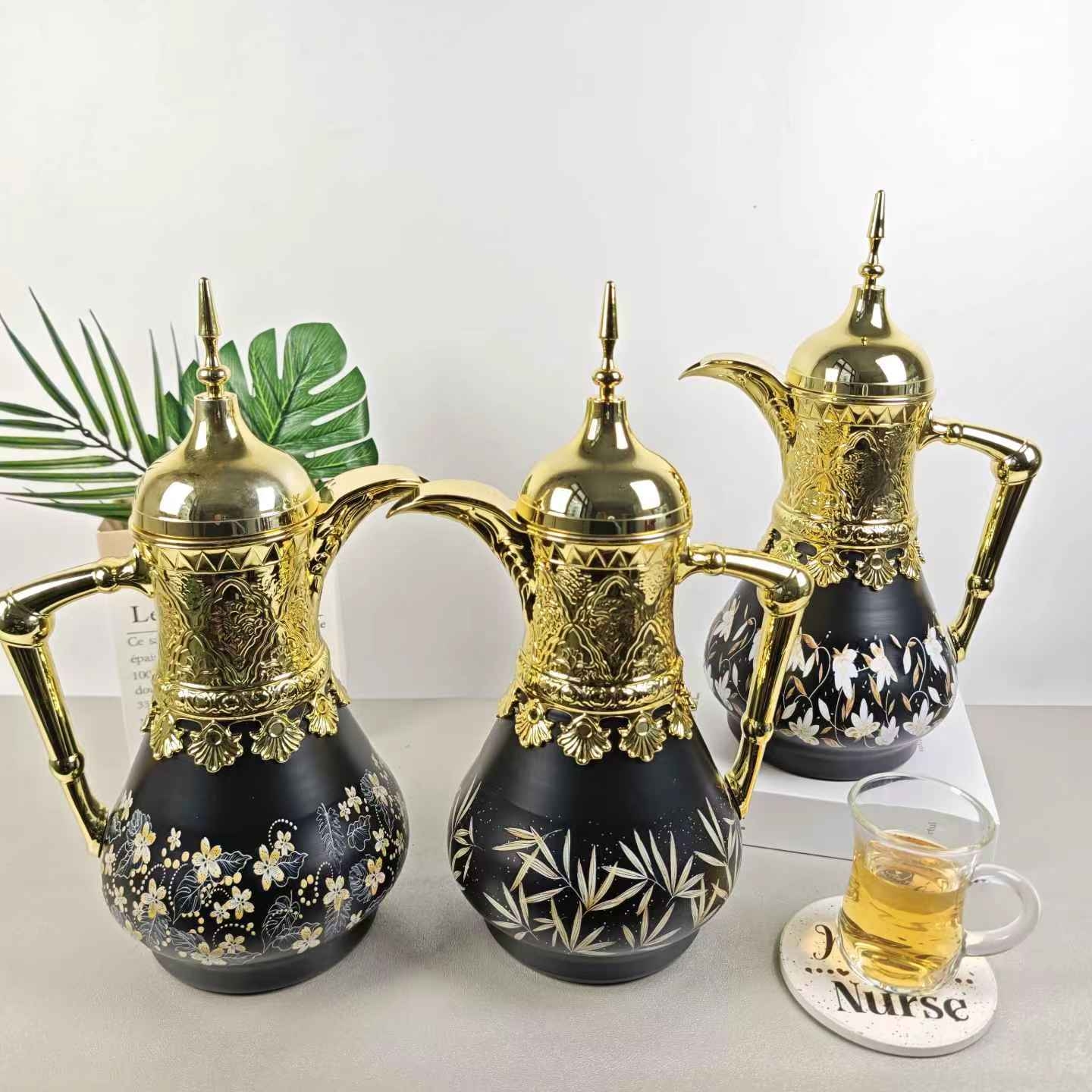 保温壶/阿拉伯水壶/不锈钢热水瓶/开水瓶/热水瓶白底实物图