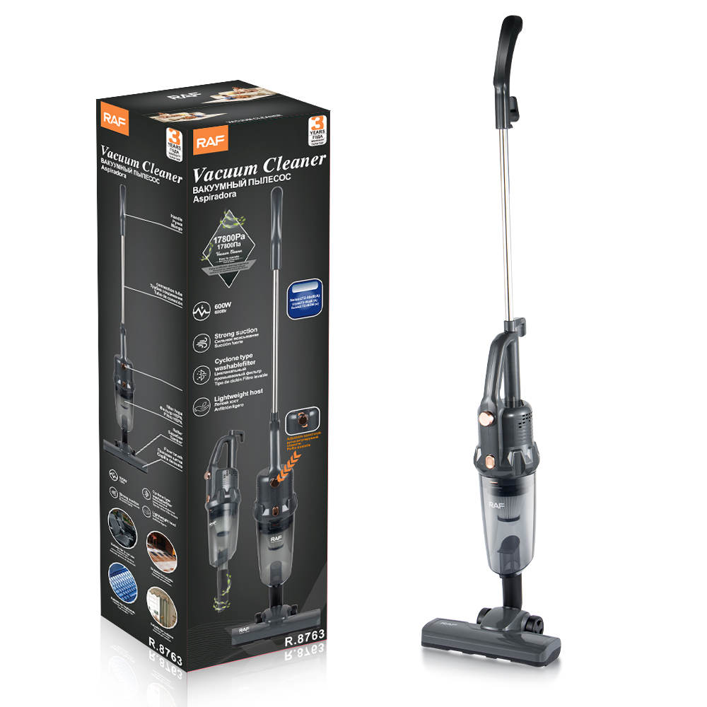 RAF European-standard cross-border two-in-one high-suction wired vacuum cleaner, household handheld high-power vacuum portable details Picture