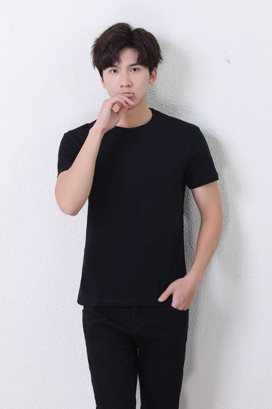 Three-proof lotus leaf technology waterproof, oil-proof and stain-proof short-sleeved advertising shirt, cultural shirt, men's casual wear, comfortable, breathable and fashionable new style detail image 10