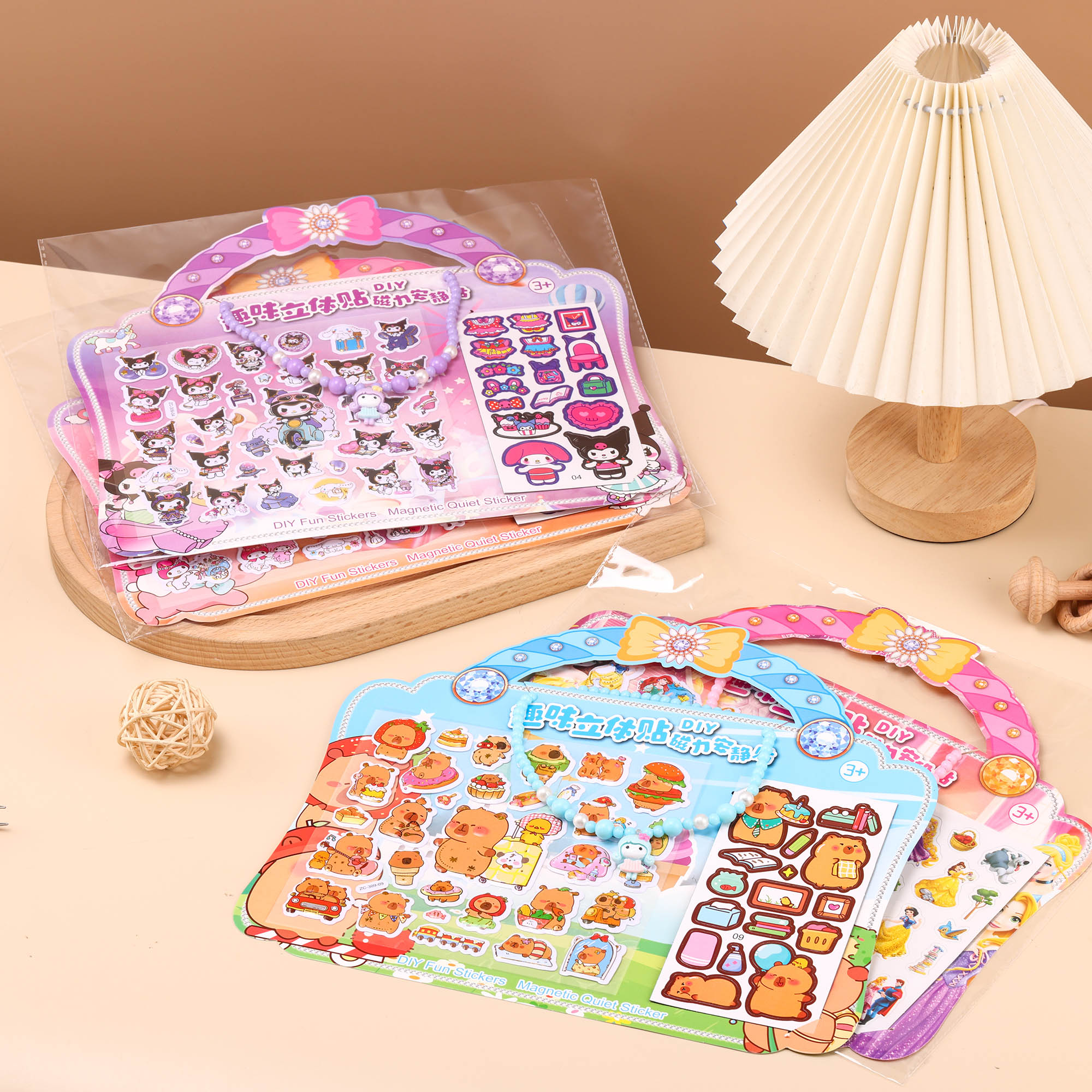 贴纸/造景贴纸/儿童贴纸/亚克力脸贴/stickers贴纸产品图