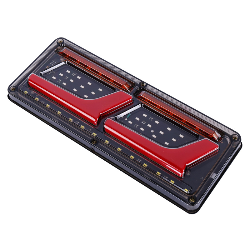 Factory direct sales of 24VLED light guide flow truck side lights, universal truck taillights Item Picture