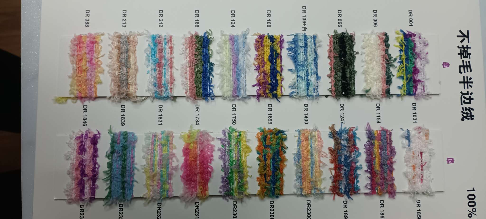 Half-velvet chrysanthemum yarn toothbrush velvet Chenille detail image 8