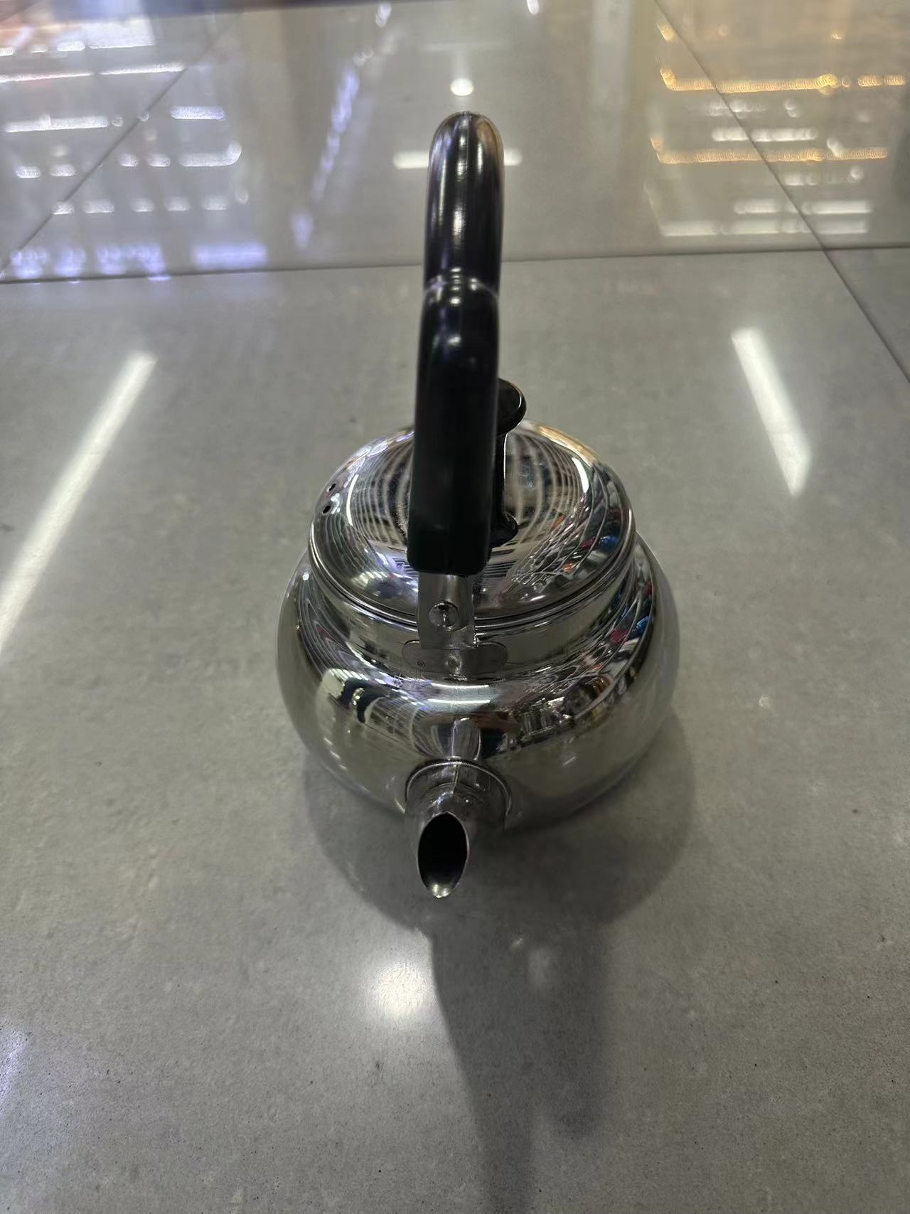 厂家浦发新款苹果壶不锈钢古典壶无磁壶泡茶壶煮水壶餐馆家用旅行电磁炉壶产品图