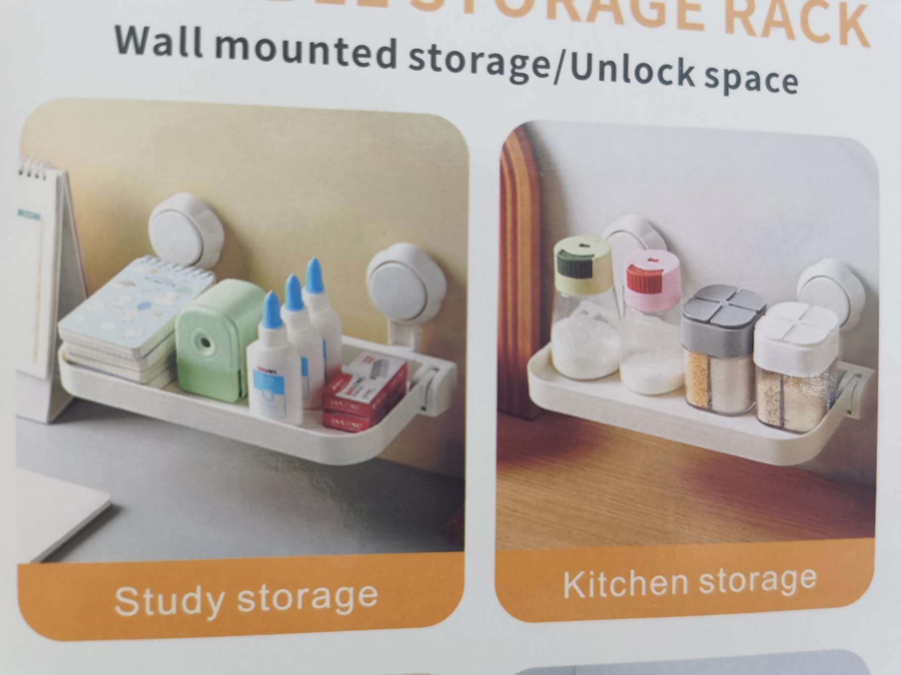 Bathroom and toilet draining storage rack, no need to drill holes, kitchen and living room wall-mounted, bedside storage and folding undefined