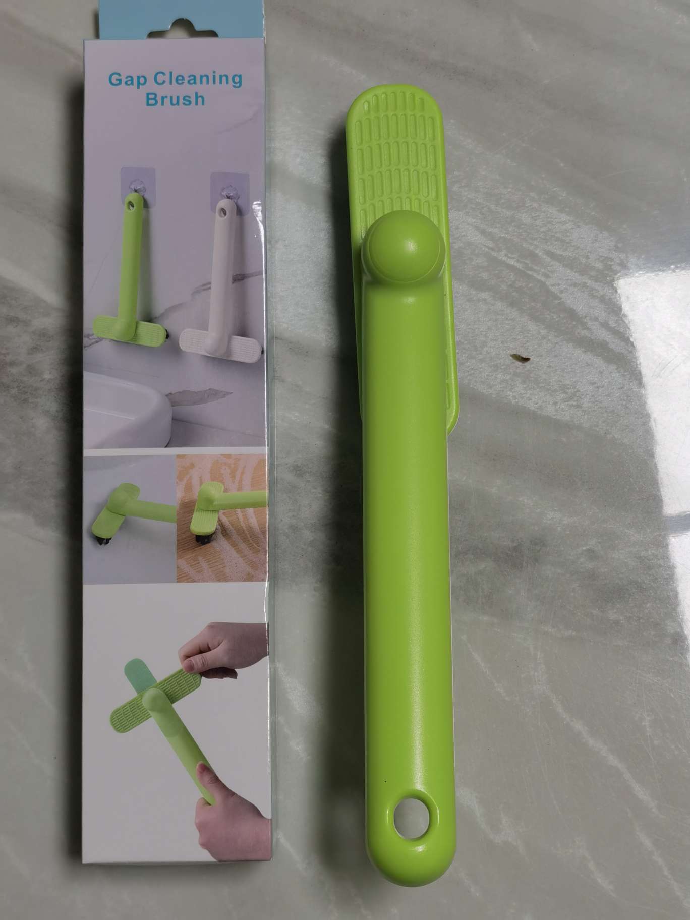Multi-functional rotating bathroom crevice brush, kitchen stove, bathroom without dead corners, hard bristle floor crevice cleaning brush, brush, brush, fan dust removal brush undefined