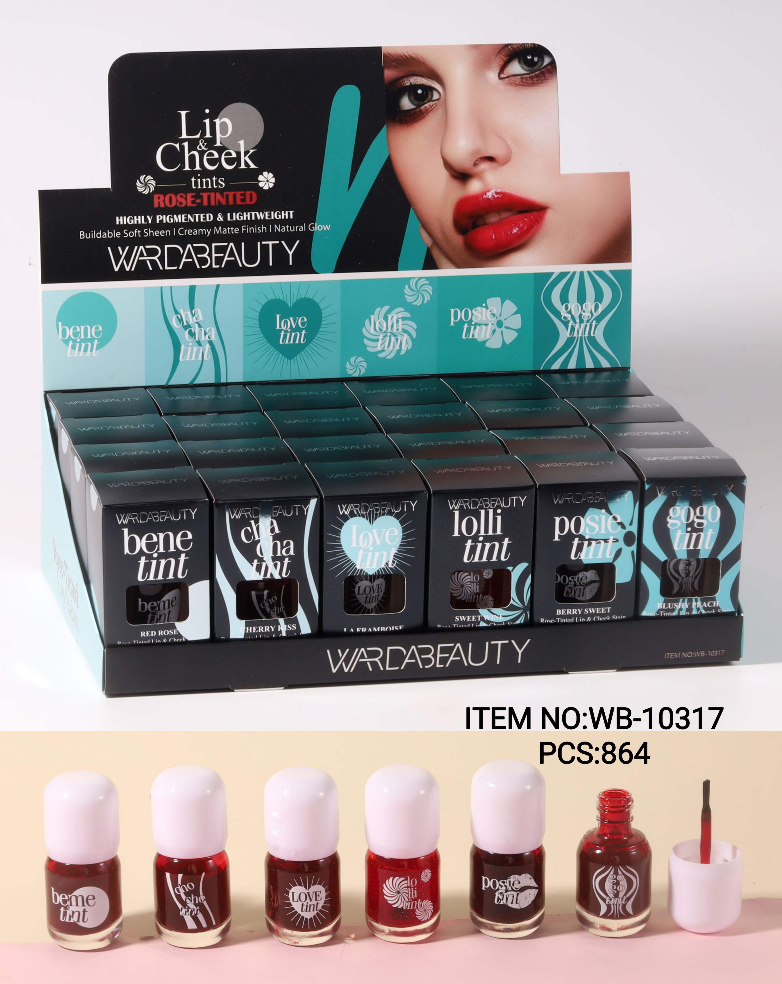 跨境直邮matte口红Makeup系列 dinnerset套装 持久保湿不易脱色 显色唇彩女