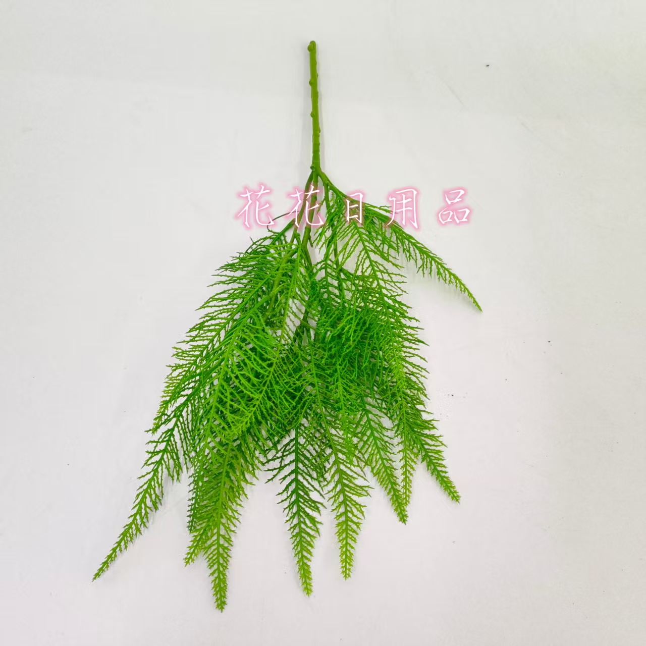 Artificial flower bonsai, single green plant leaf wall hanging decoration Application Scenario
