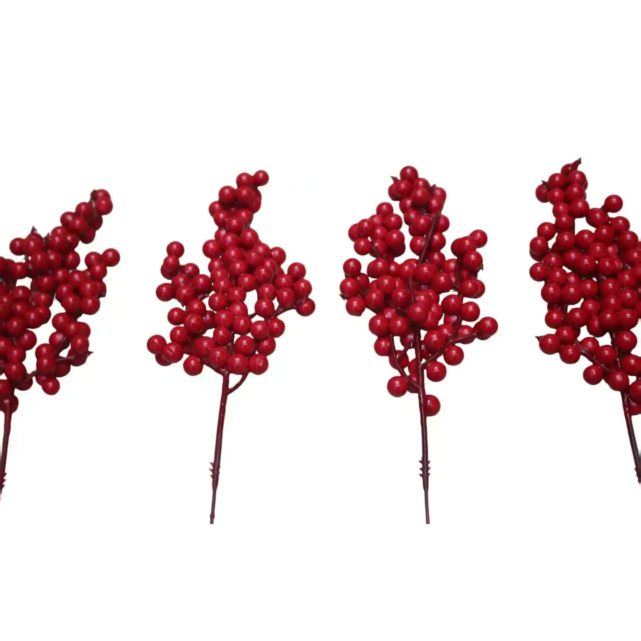 Office culture Christmas supplies, exquisite Christmas decorations, Christmas balls, plush pendants, Christmas red fruit accessories, essential for festive atmosphere decoration detail image 1