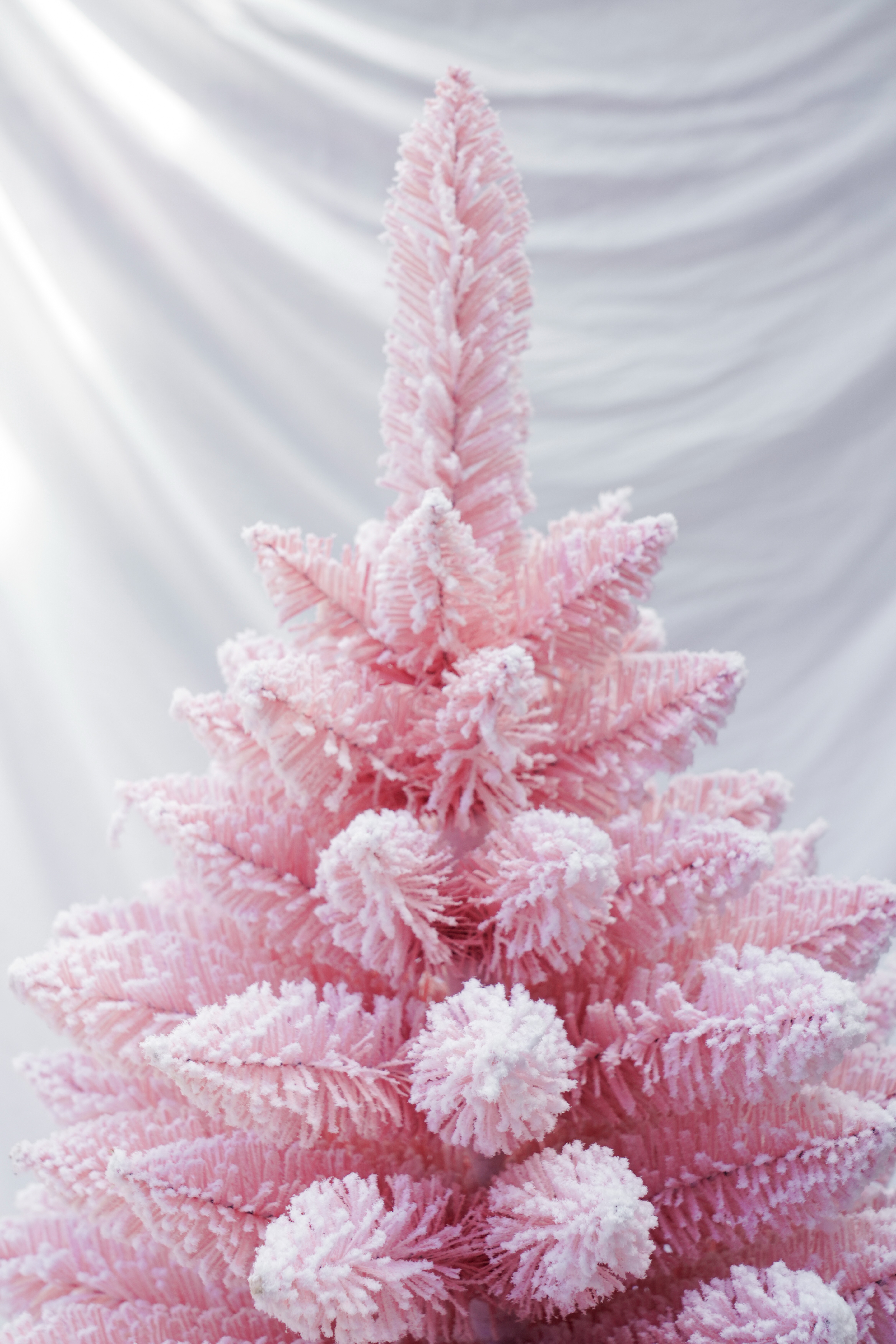 2025 New cross-border best-selling luxury encrypted pink PVC pointed Christmas tree Christmas festival decoration Specification image