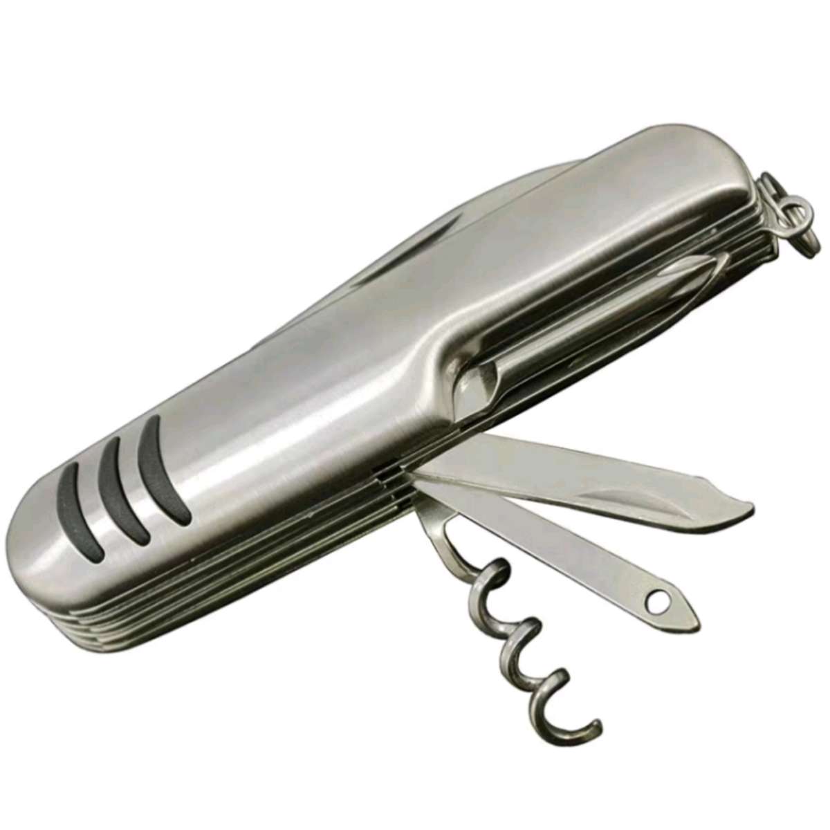 K-840 Multi-functional Bottle opener, Folding knife, Men's keychain, Nail clipper, Pendant, Multi-functional 3-piece set details Picture