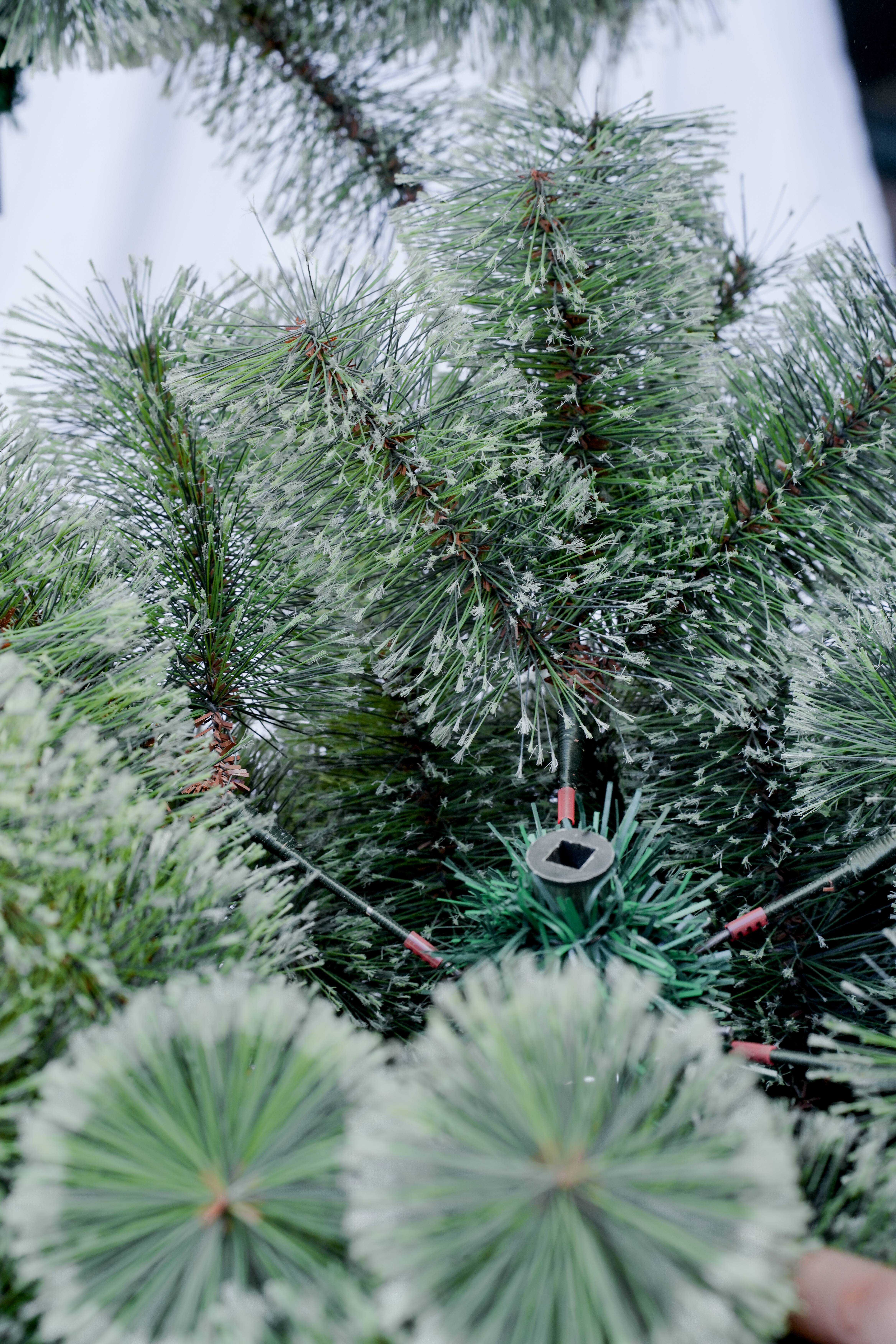 2025 New cross-border bestseller PET flowering pine needle Christmas Tree Christmas decoration Source factory direct sales Item Picture