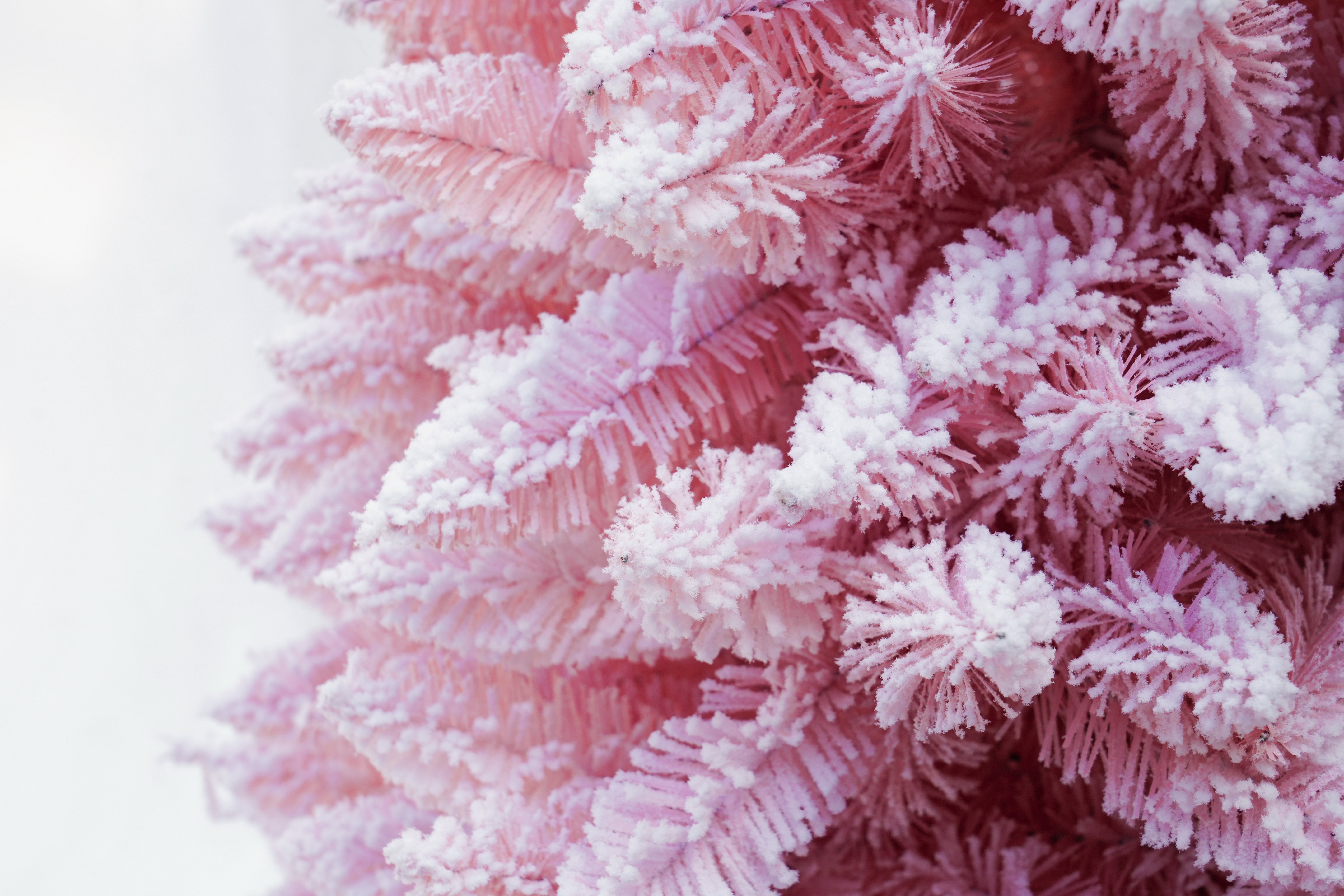 2025 New cross-border best-selling luxury encrypted pink PVC pointed Christmas tree Christmas festival decoration details Picture