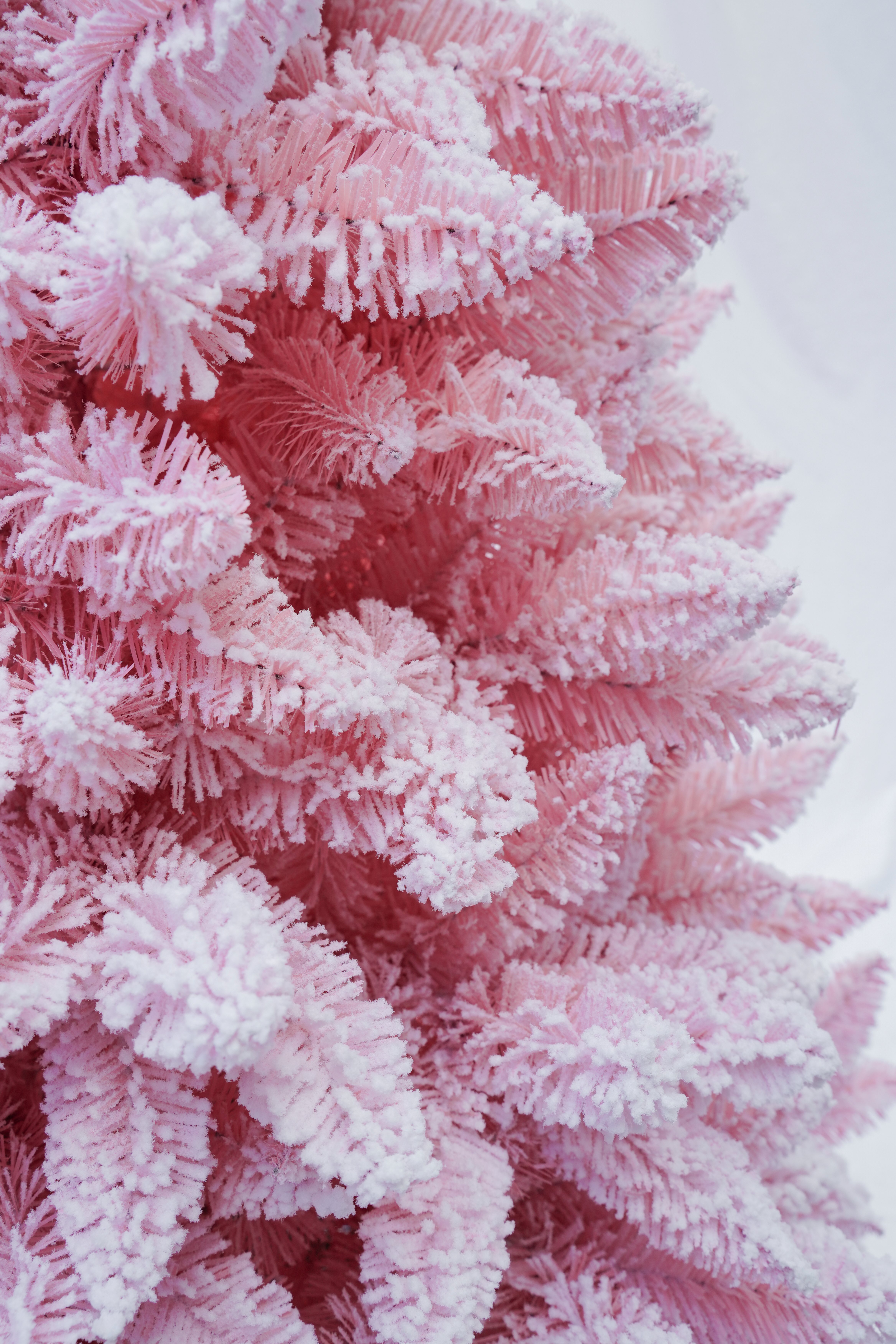2025 New cross-border best-selling luxury encrypted pink PVC pointed Christmas tree Christmas festival decoration Application Scenario