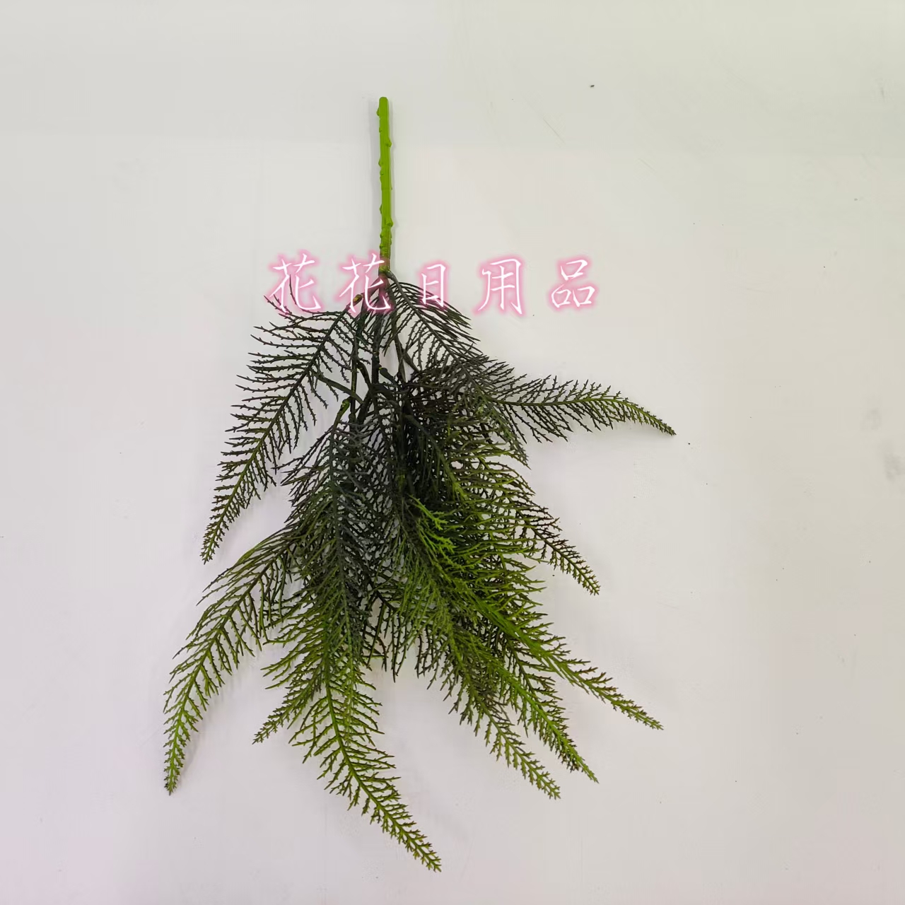 Artificial flower bonsai, single green plant leaf wall hanging decoration Specification drawing