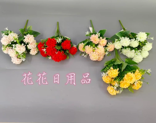 Artificial flowers, artificial flower bonsai, single silk cloth hydrangea, vase, wall hanging and other decorative items thumbnail