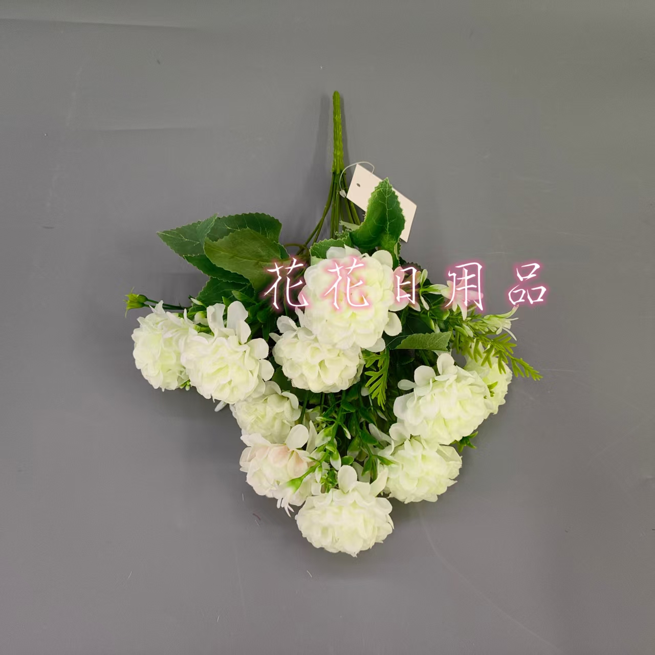Artificial flowers, artificial flower bonsai, single silk cloth hydrangea, vase, wall hanging and other decorative items Item Picture