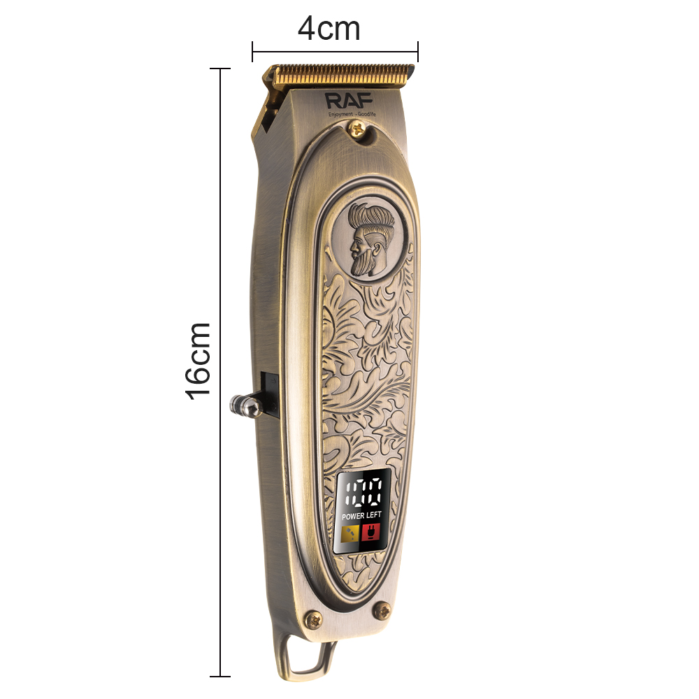 RAF foreign trade cross-border wholesale electric hair clippers, oil head clippers, electric hair clippers, engraving machines X in stock, professional hair salon universal Specification drawing