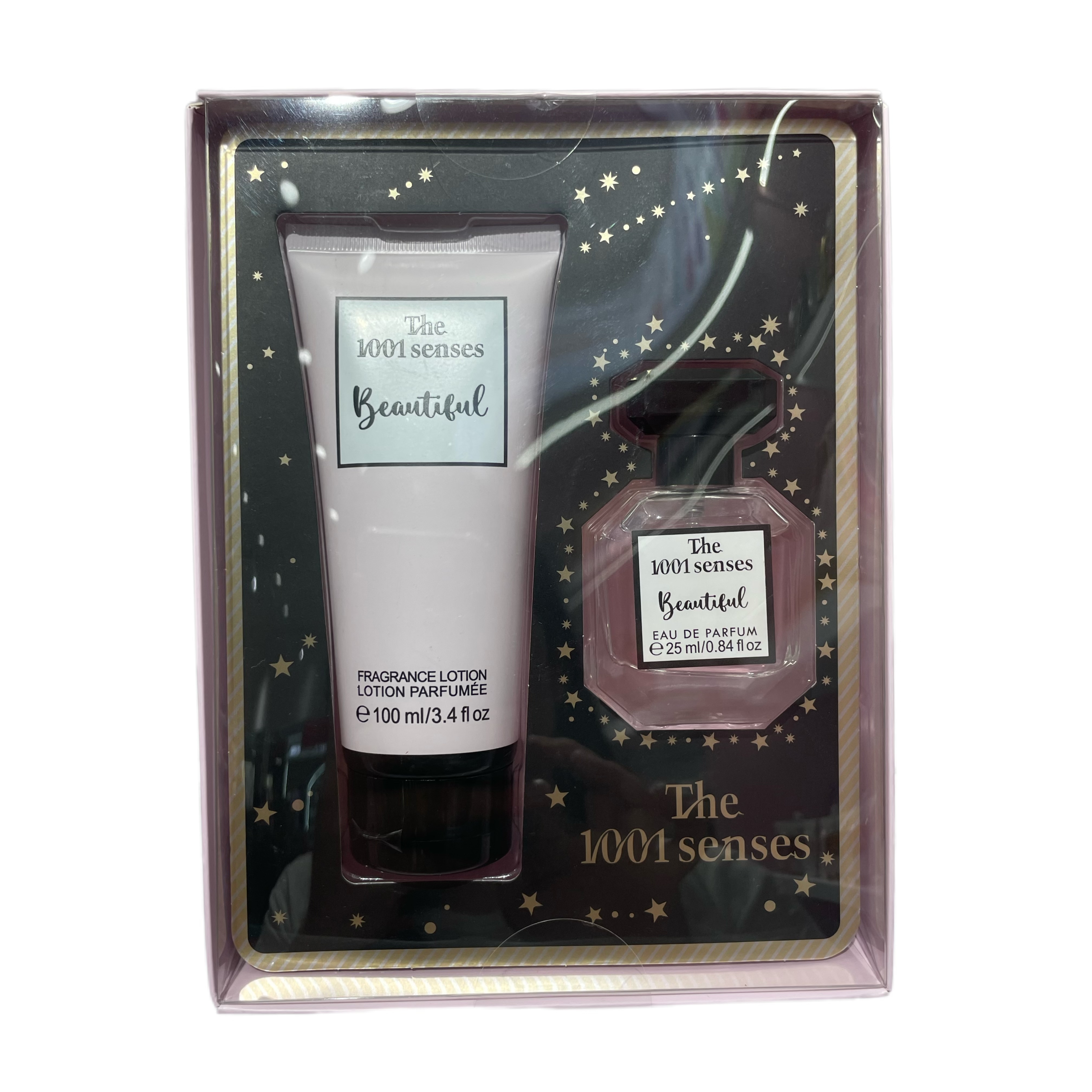 2025 Cross-border Bestseller 25ML Perfume 100ML Body Lotion Set, Two-piece set, Long-lasting Fragrance, Middle East, South America, Africa Item Picture