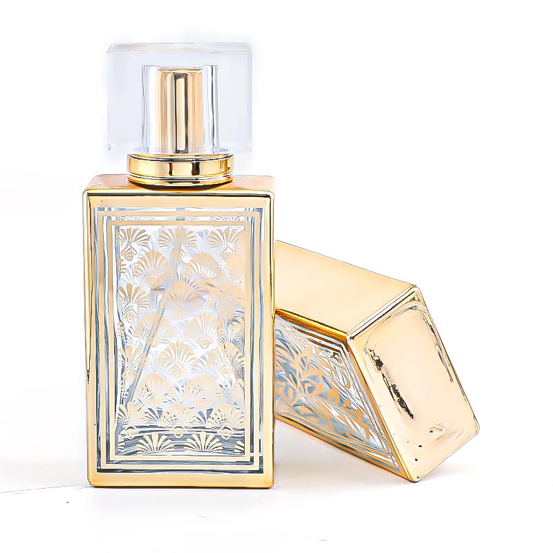 分装空瓶 玻璃瓶 散装香水瓶 50ML电镀玻璃香水空瓶