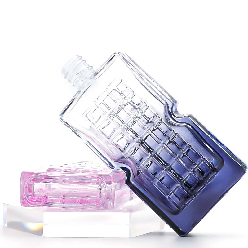 Crystal white transparent glass perfume bottle, 30ml screw-cap perfume, portioned bottles. Item Picture