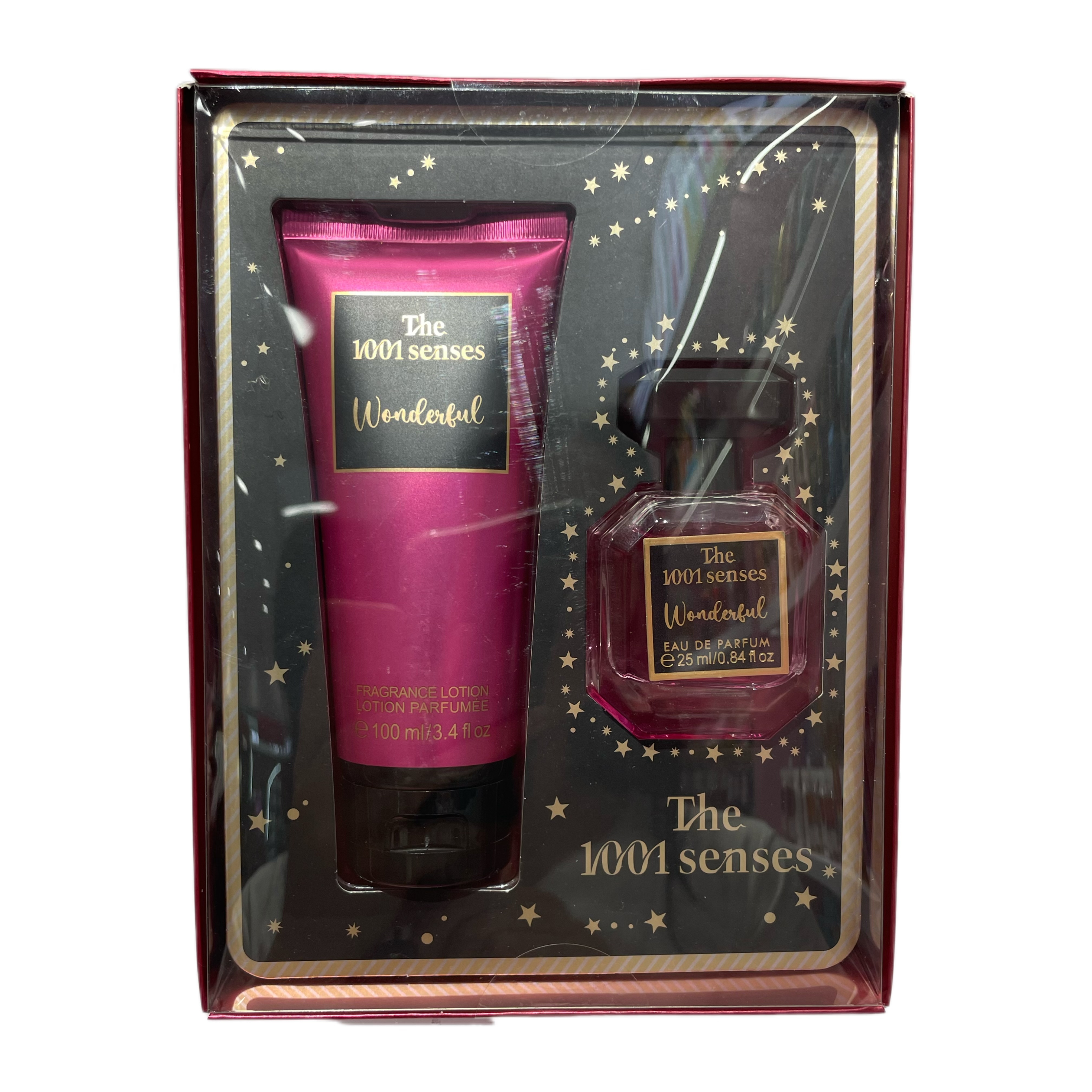 2025 Cross-border Bestseller 25ML Perfume 100ML Body Lotion Set, Two-piece set, Long-lasting Fragrance, Middle East, South America, Africa