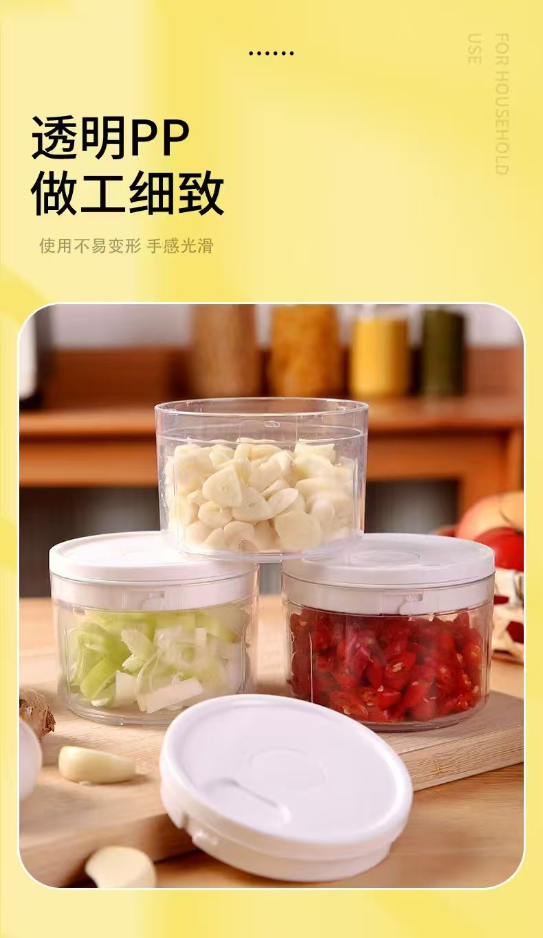 Plastic sealed cans, kitchen rotating food storage boxes, grain and cereal storage boxes, household food transparent circular storage cans, food storage boxes Application Scenario