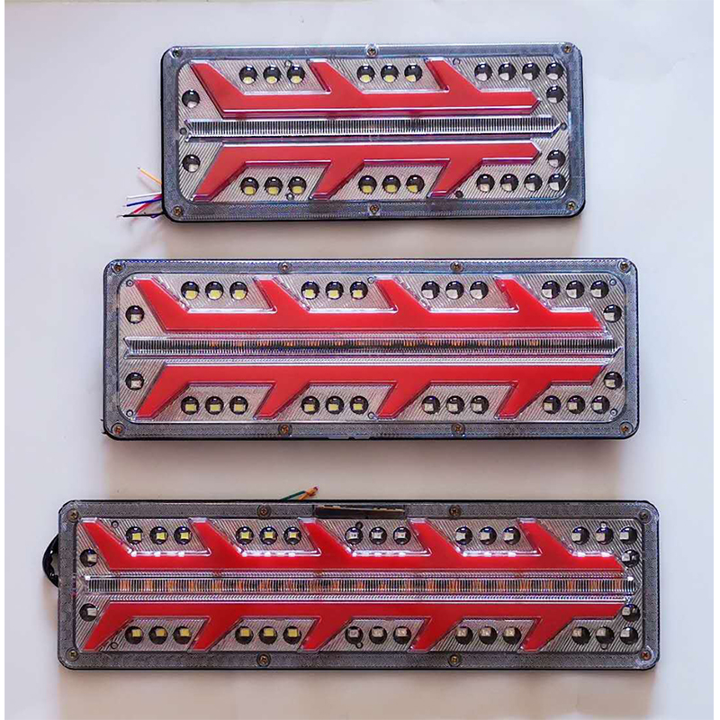 New 24VLED light guide flow truck 140-2 Giant King Steyr King Flow light Strobe truck taillights full figure