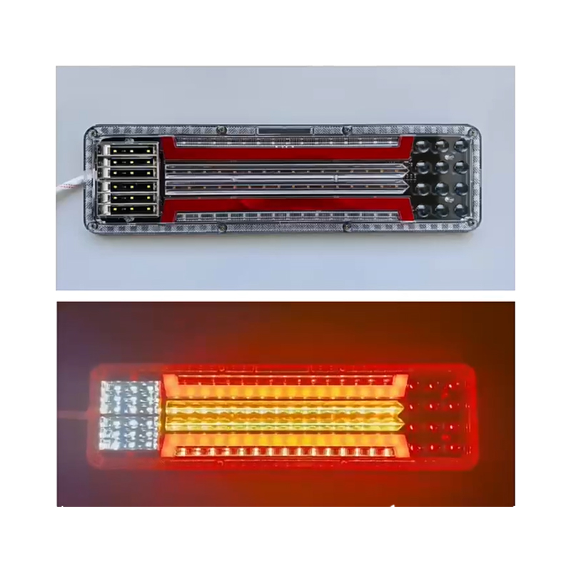 The manufacturer supplies 46cm universal taillights for trucks, 24VLED guided taillights for trucks, and truck taillights Specification image