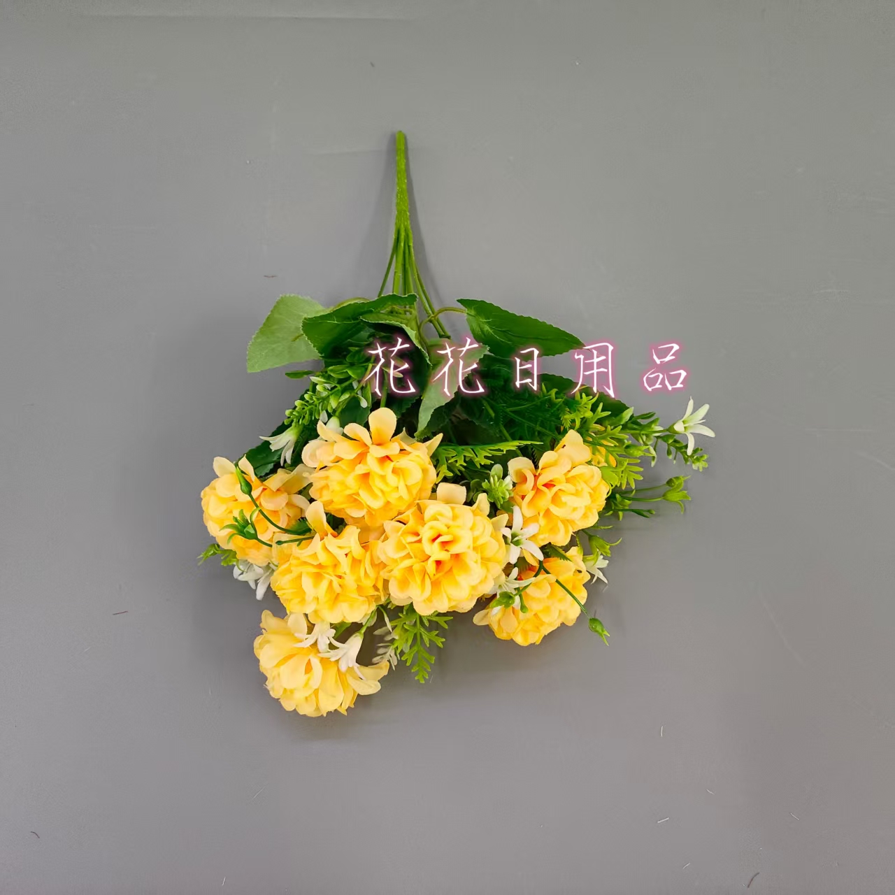 Artificial flowers, artificial flower bonsai, single silk cloth hydrangea, vase, wall hanging and other decorative items details Picture