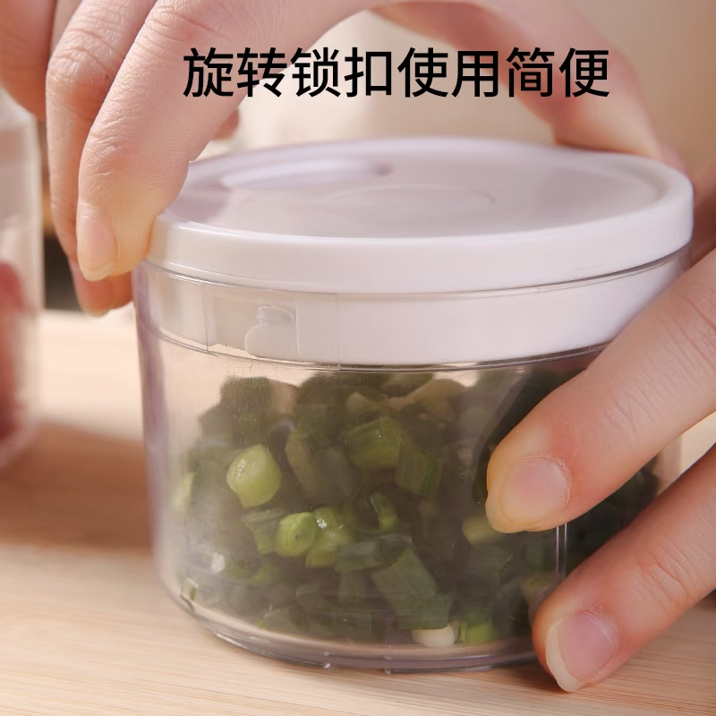 Plastic sealed cans, kitchen rotating food storage boxes, grain and cereal storage boxes, household food transparent circular storage cans, food storage boxes Application Scenario