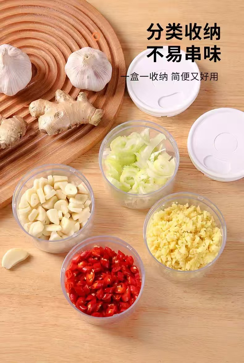 Plastic sealed cans, kitchen rotating food storage boxes, grain and cereal storage boxes, household food transparent circular storage cans, food storage boxes Item Picture