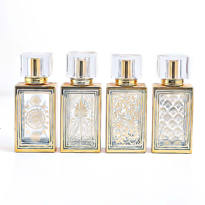 分装空瓶 玻璃瓶 散装香水瓶 50ML电镀玻璃香水空瓶详情1