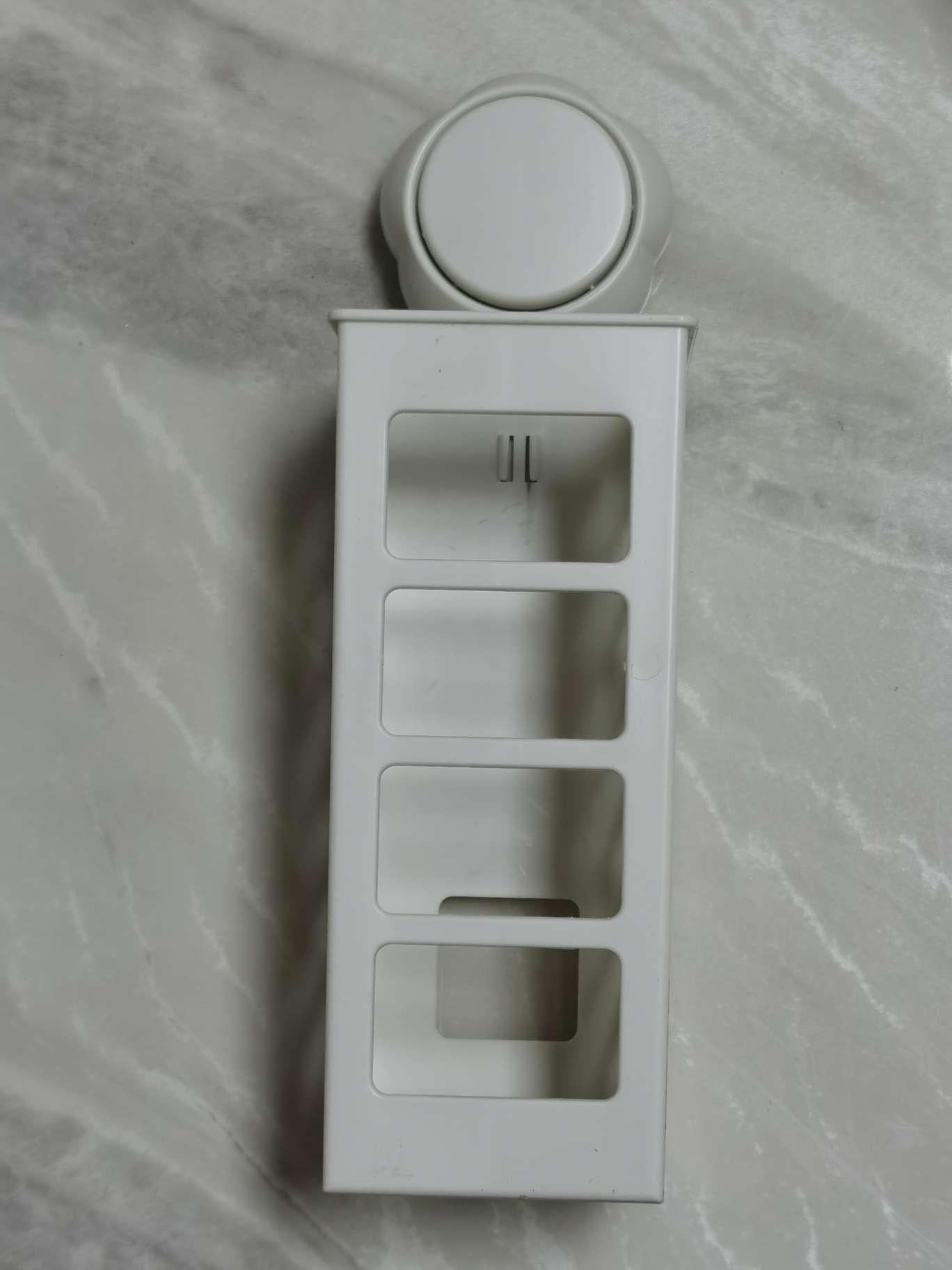 Non-perforated hair care tool storage box, curling iron, straightener storage rack, home bathroom wall-mounted box, plastic box, transparent transparent plastic clothing storage box undefined